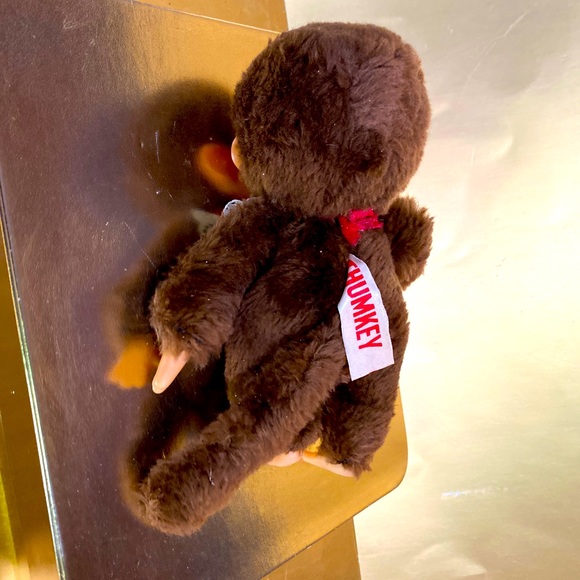 RUSS BERRIE VTG 1977 MONKEY CHIMP THUMKEY MERRY CHRISTMAS BROWN MONKEY & BANANA - Picture 7 of 11